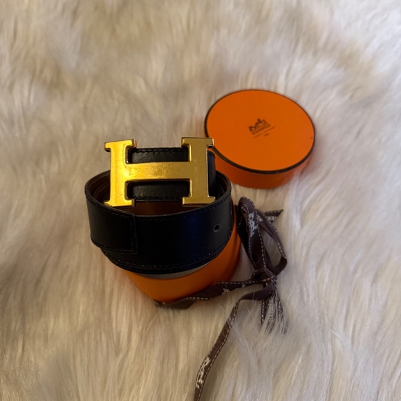 Hermès Pre-Owned 1997 Constance reversible leather belt 35.5" long, Small - Picture 10 of 11